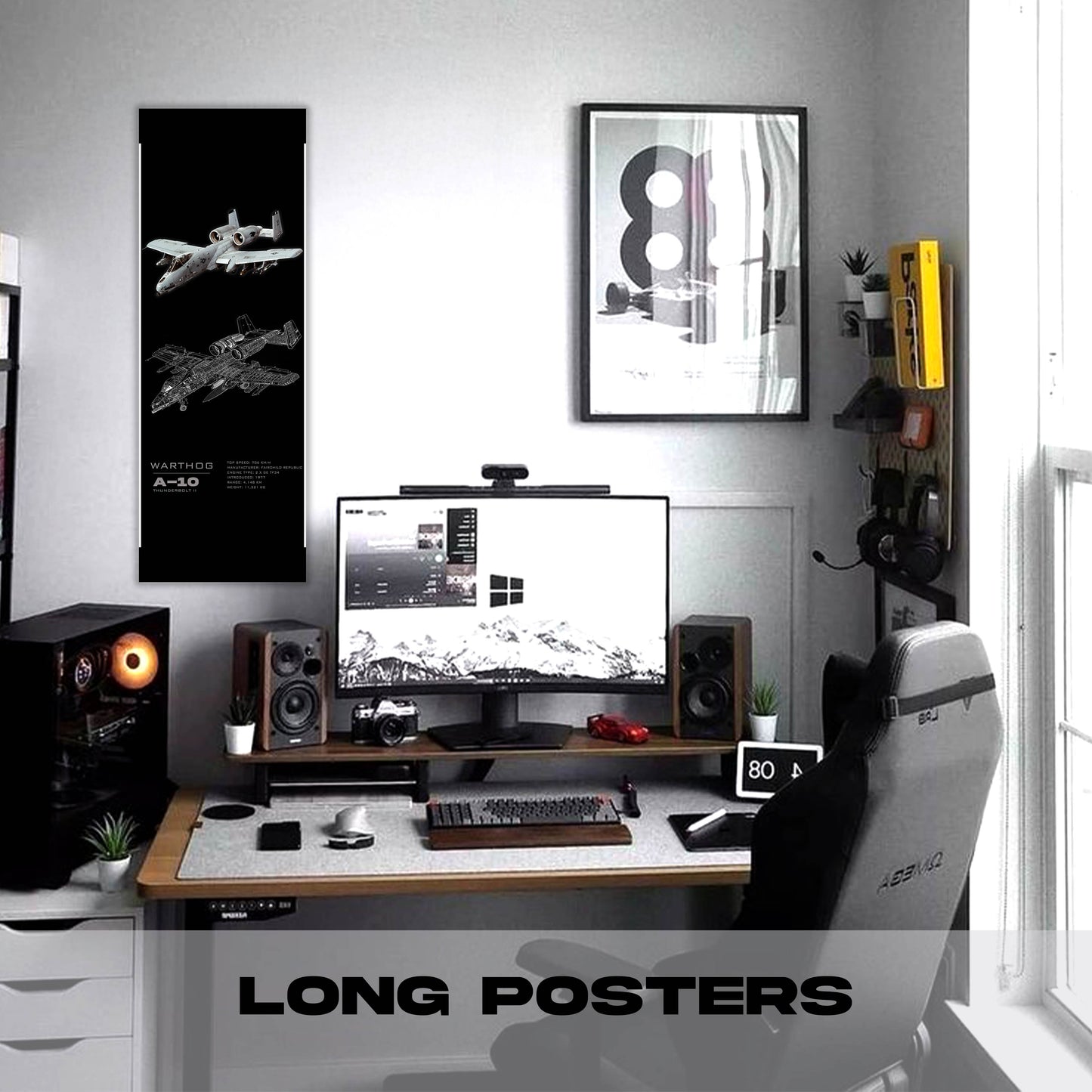 Fighter Jet A-10 - Long Poster