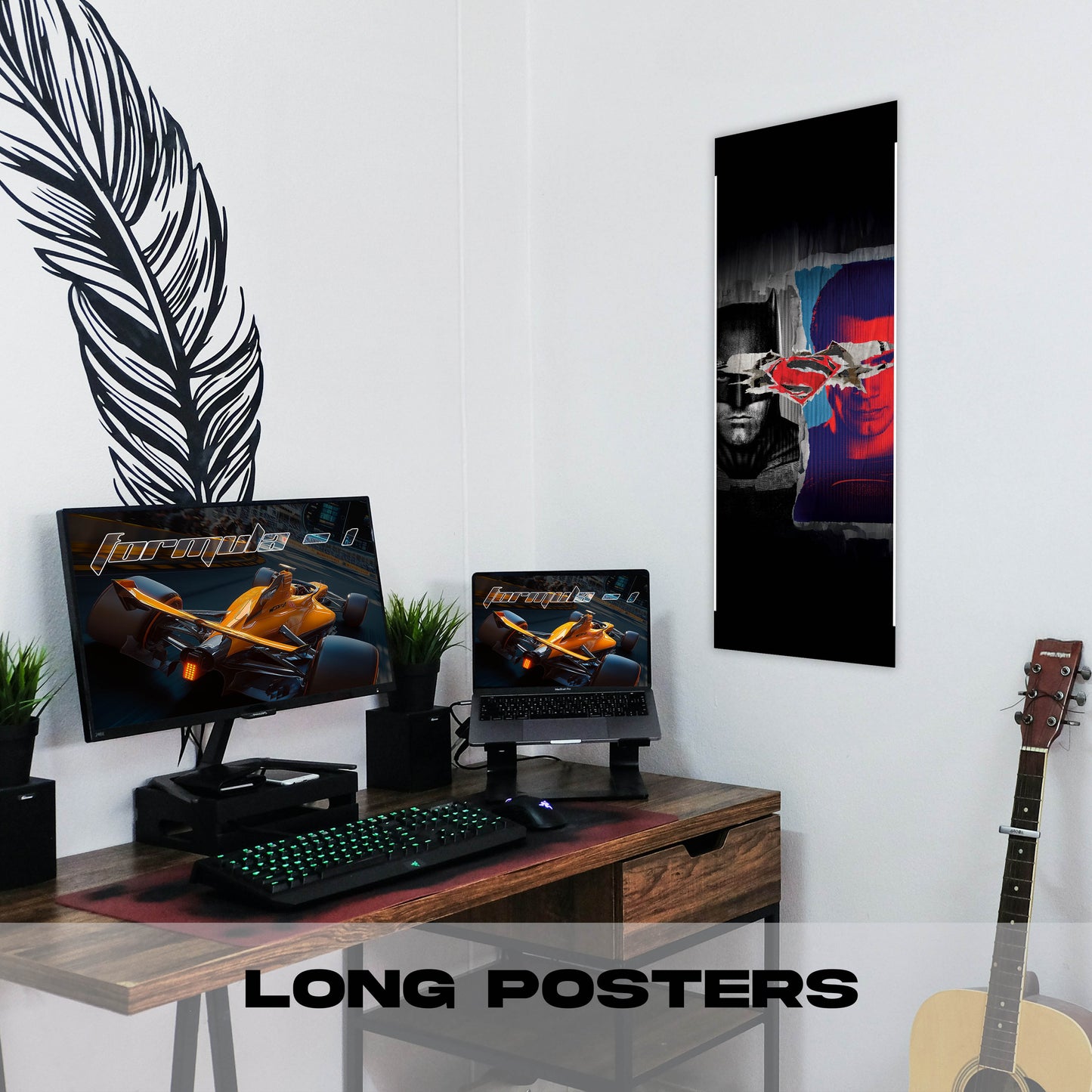 Super vs Batman - Long Poster