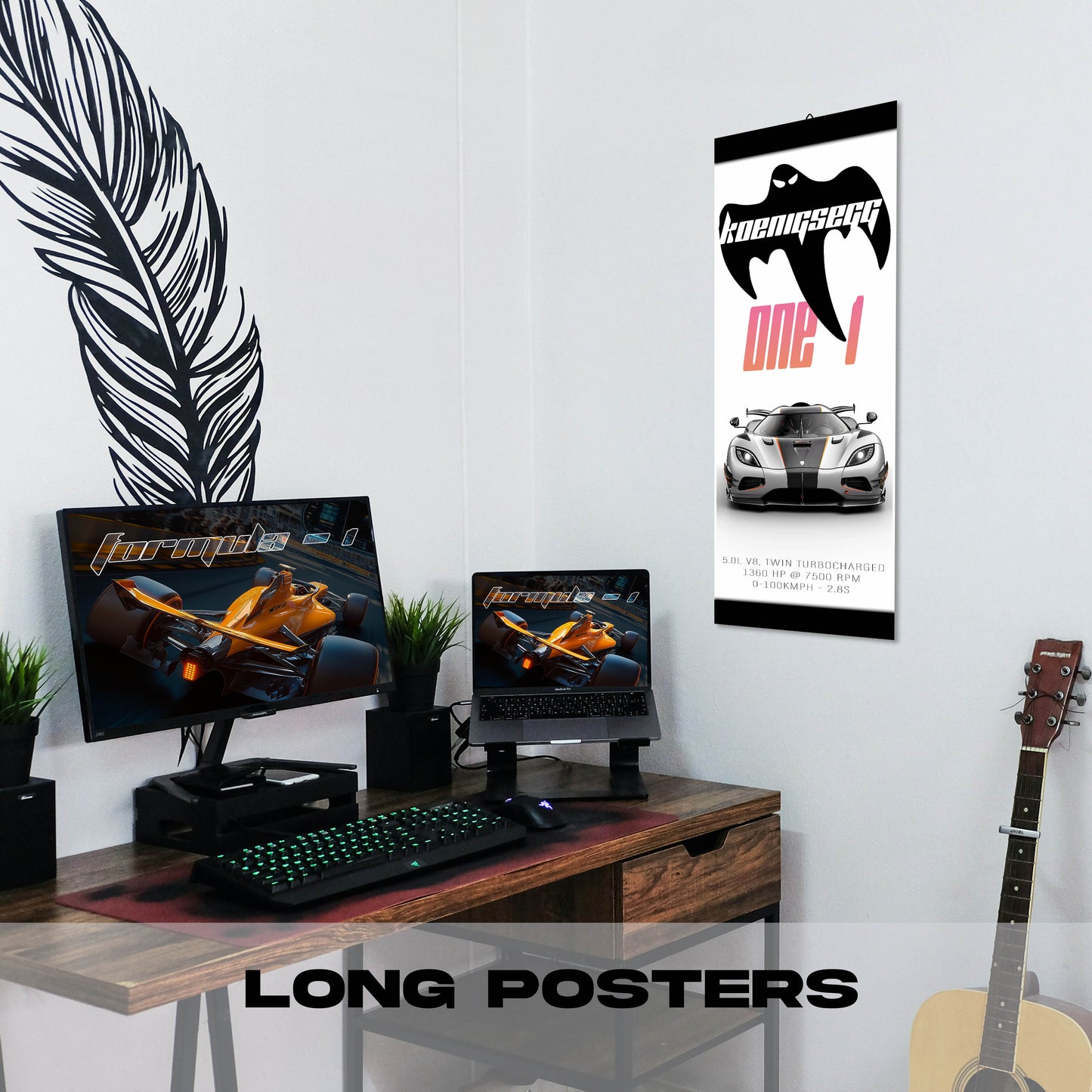 koenigsegg one - Long Poster