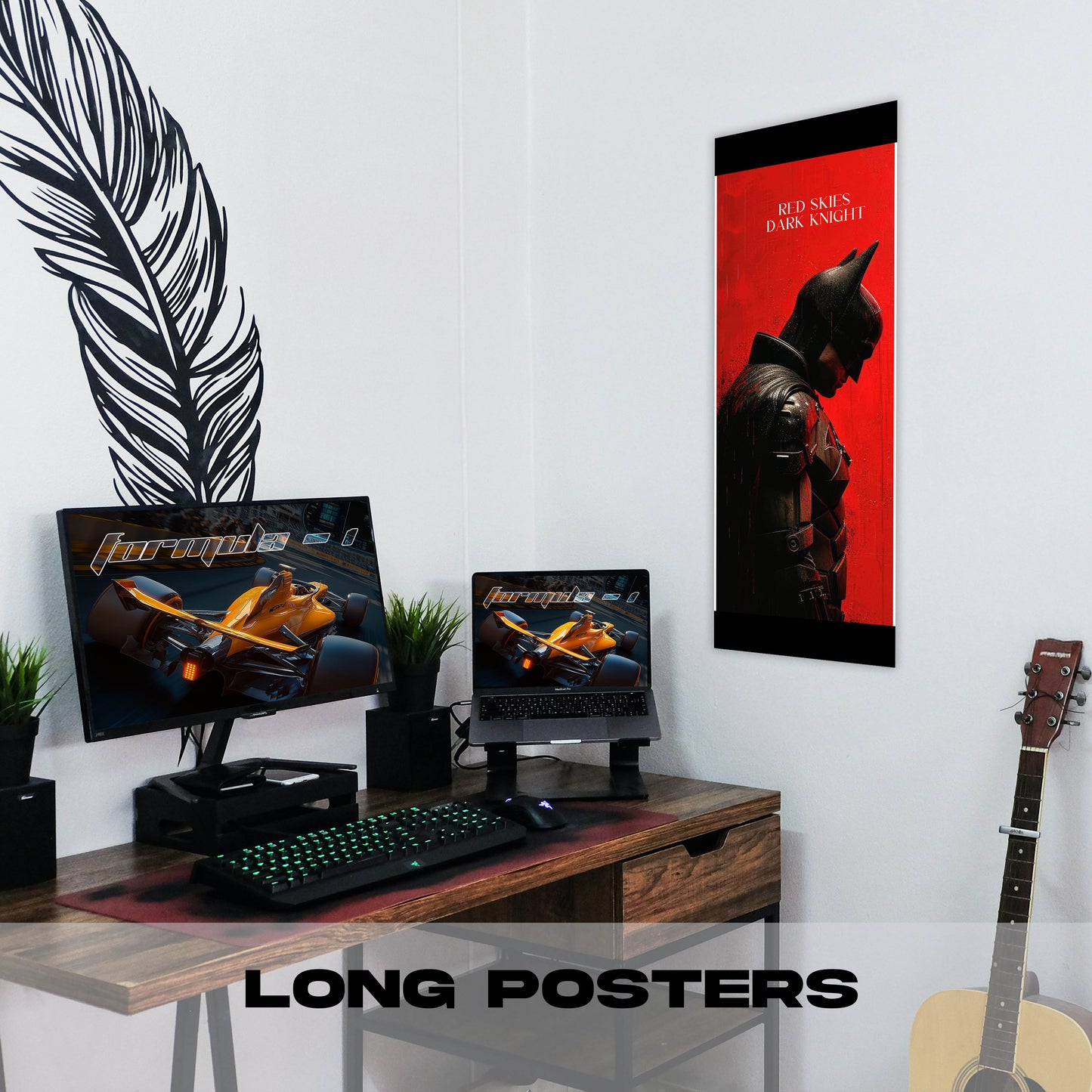 Batman Red - Long Poster