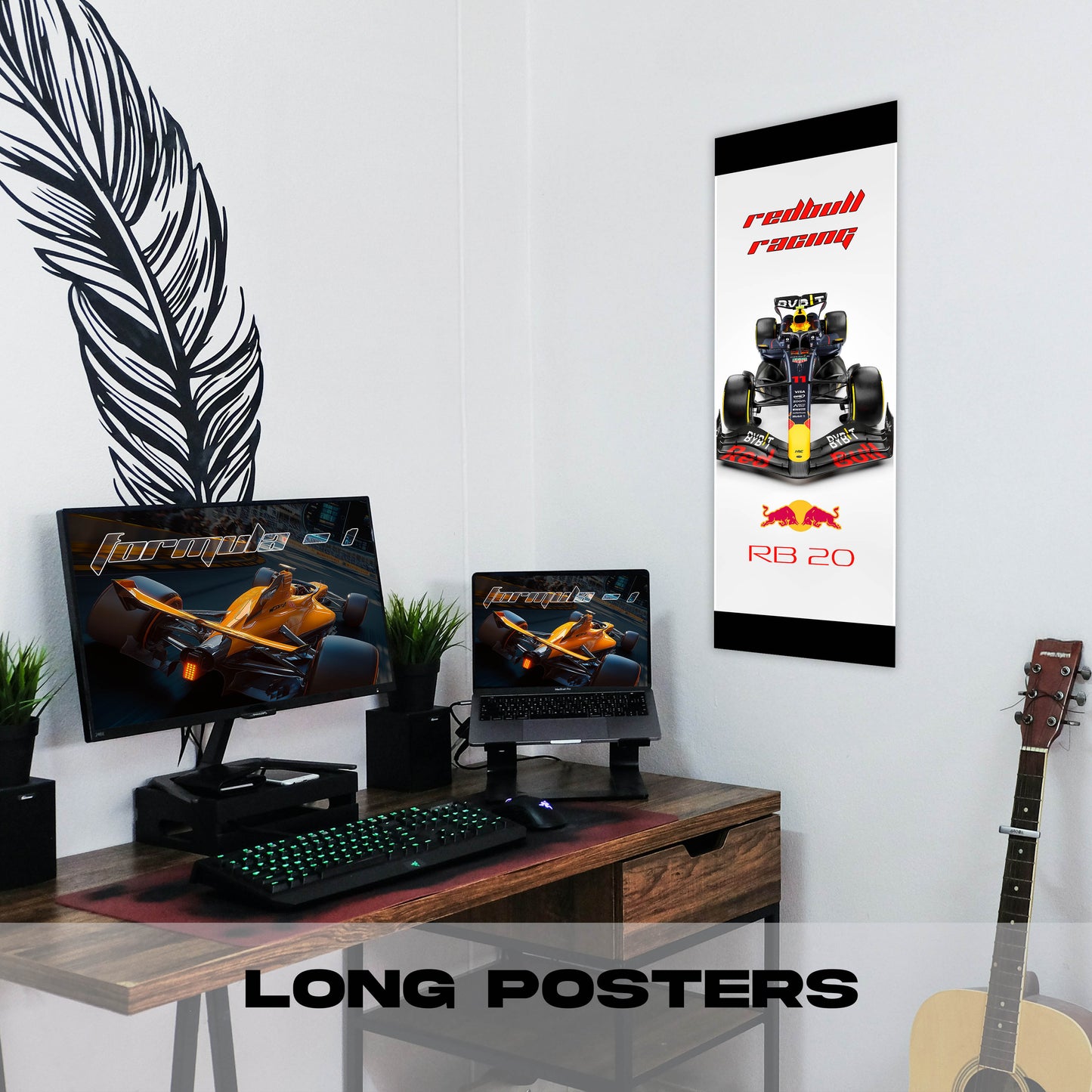 F1 RedBull RB20 - Long Poster