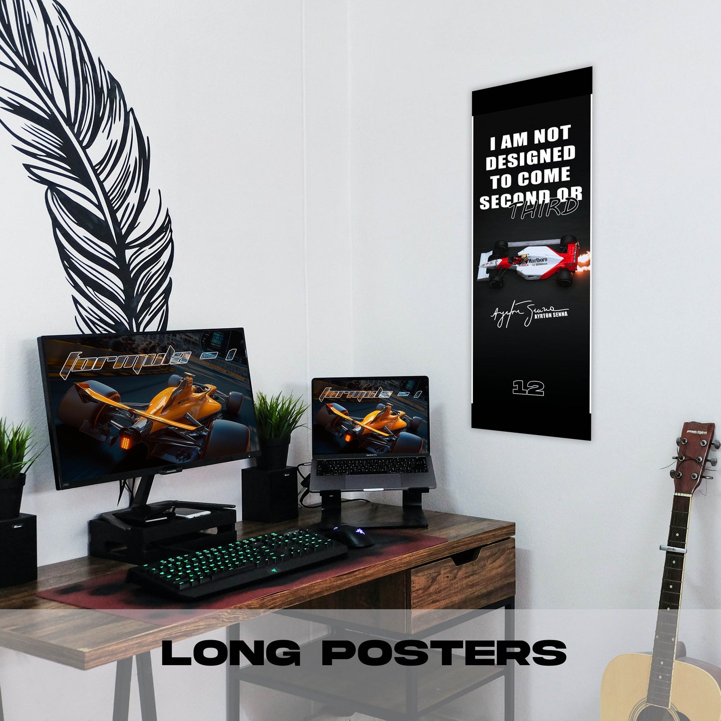 Ayrton Senna - Long Poster