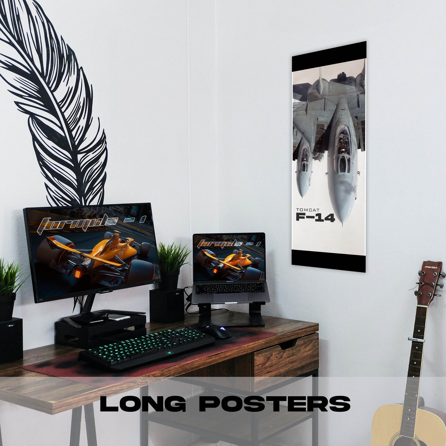 Fighter Jet F14 - Long Poster
