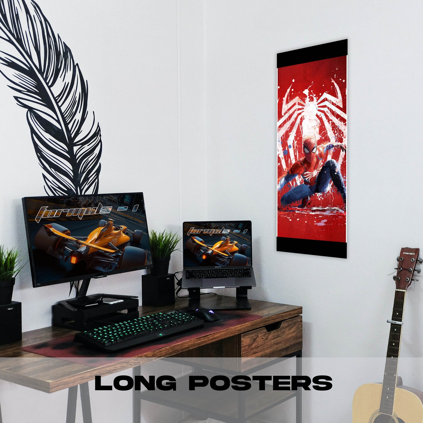 Spider Man Illustration - Long Poster