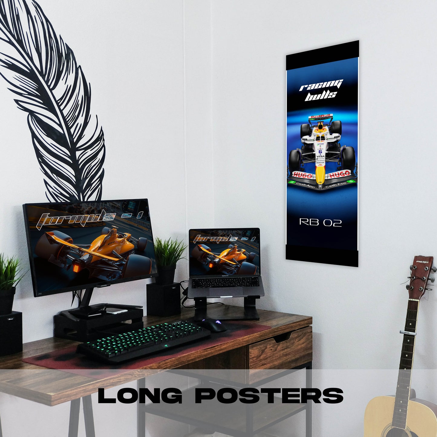 F1 Racing Bulls RB02 - Long Poster