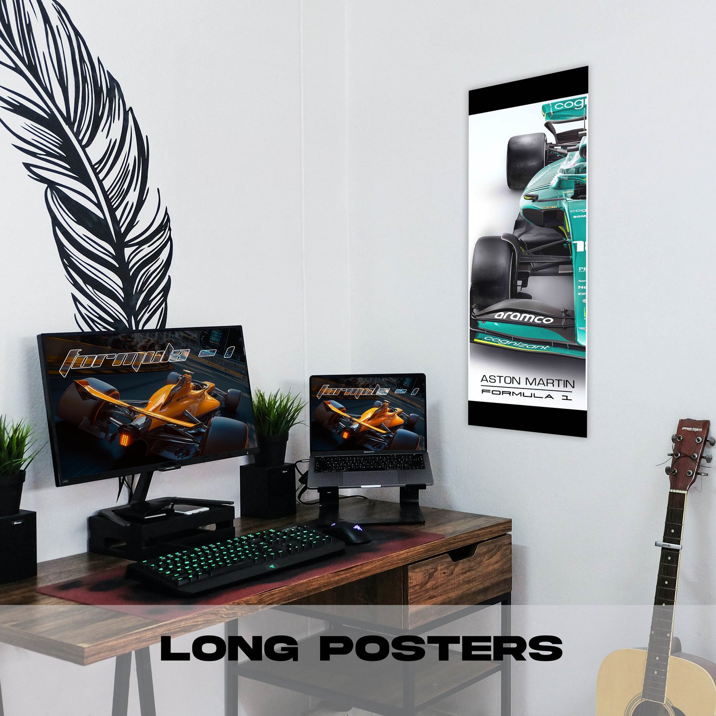 F1 Aston Martin - Long Poster