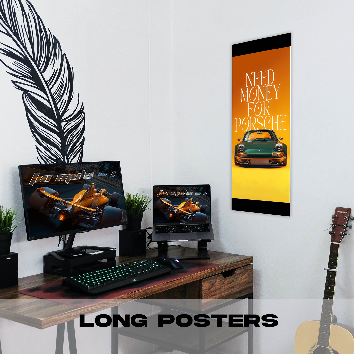 Need money for porsche - Long Poster