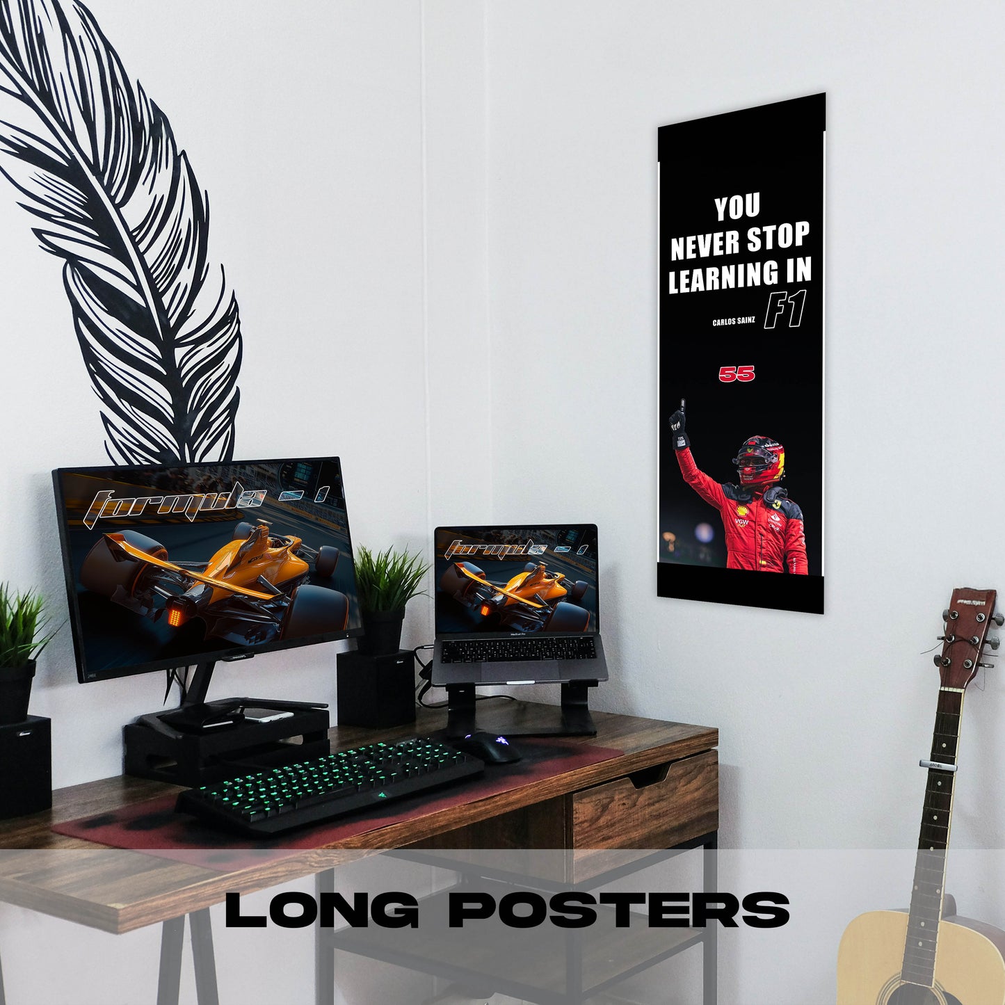 Carlos sainz - Long Poster