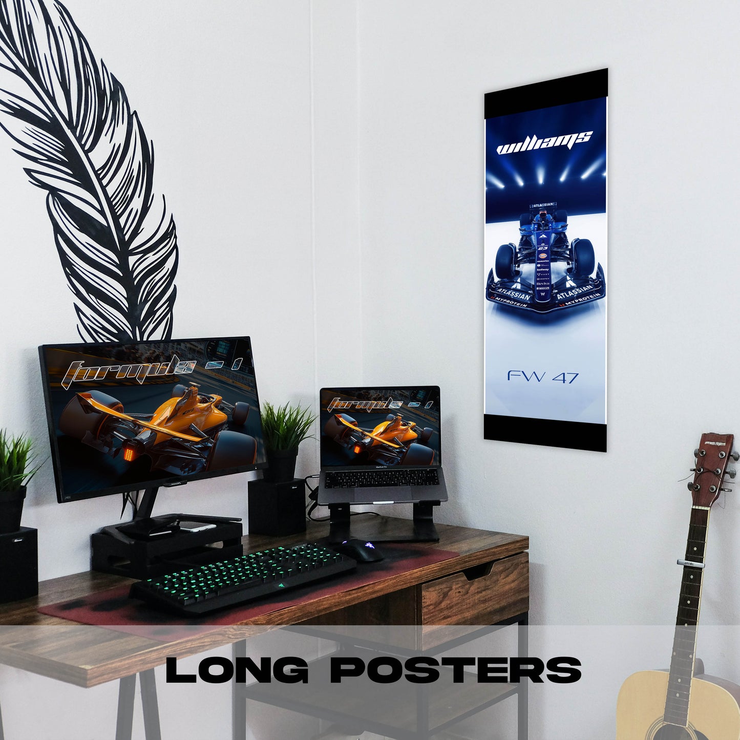 F1 Williams FW47 - Long Poster