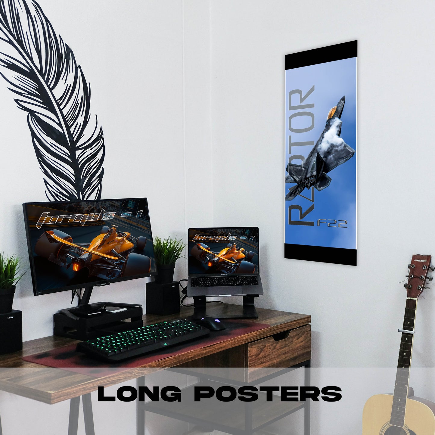 Fighter Jet F22 Raptor2 - Long Poster