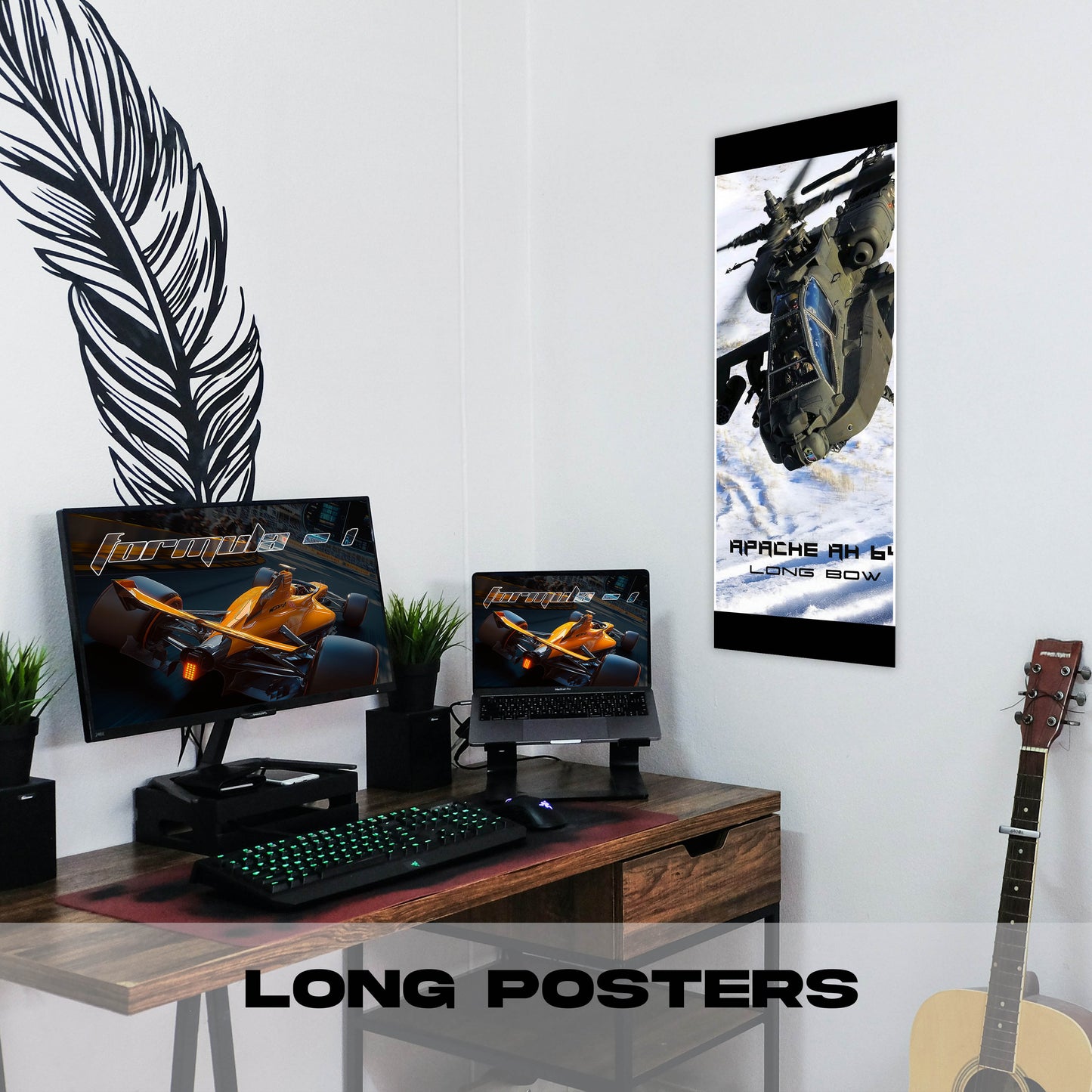 Apache AH64 - Long Poster