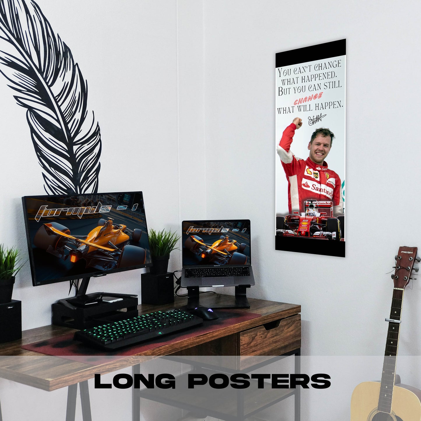 Sebastian Vettel - Long Poster