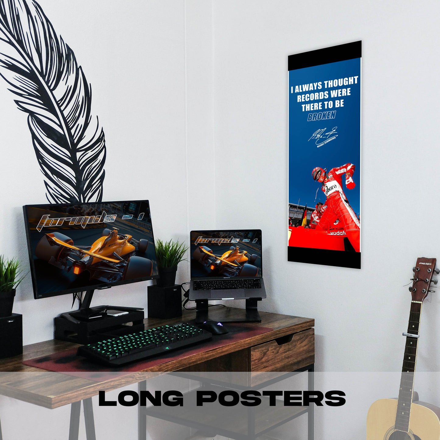 michael shumacher - Long Poster