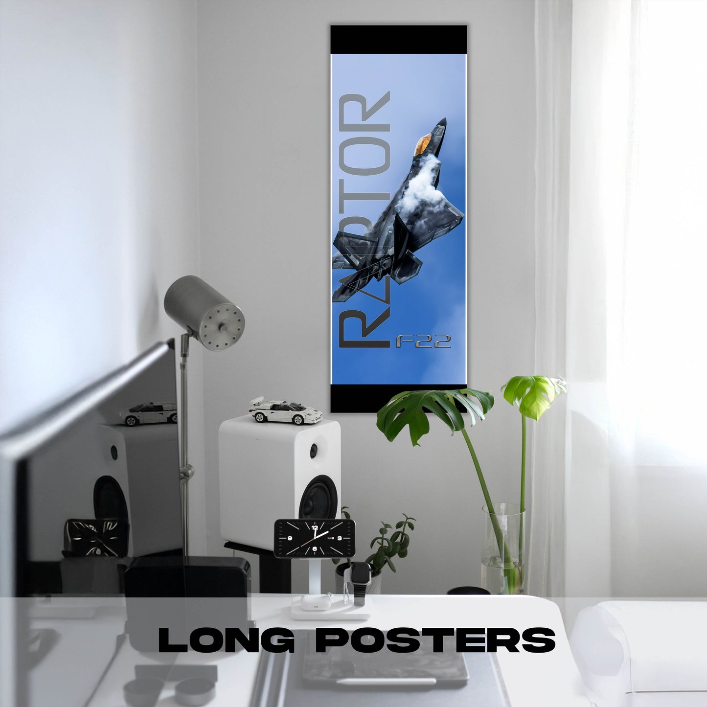 Fighter Jet F22 Raptor2 - Long Poster