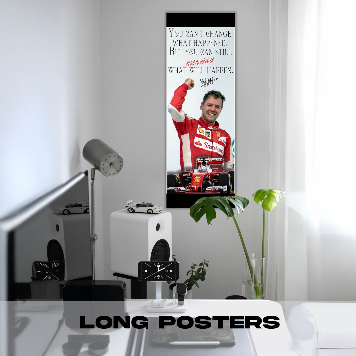 Sebastian Vettel - Long Poster