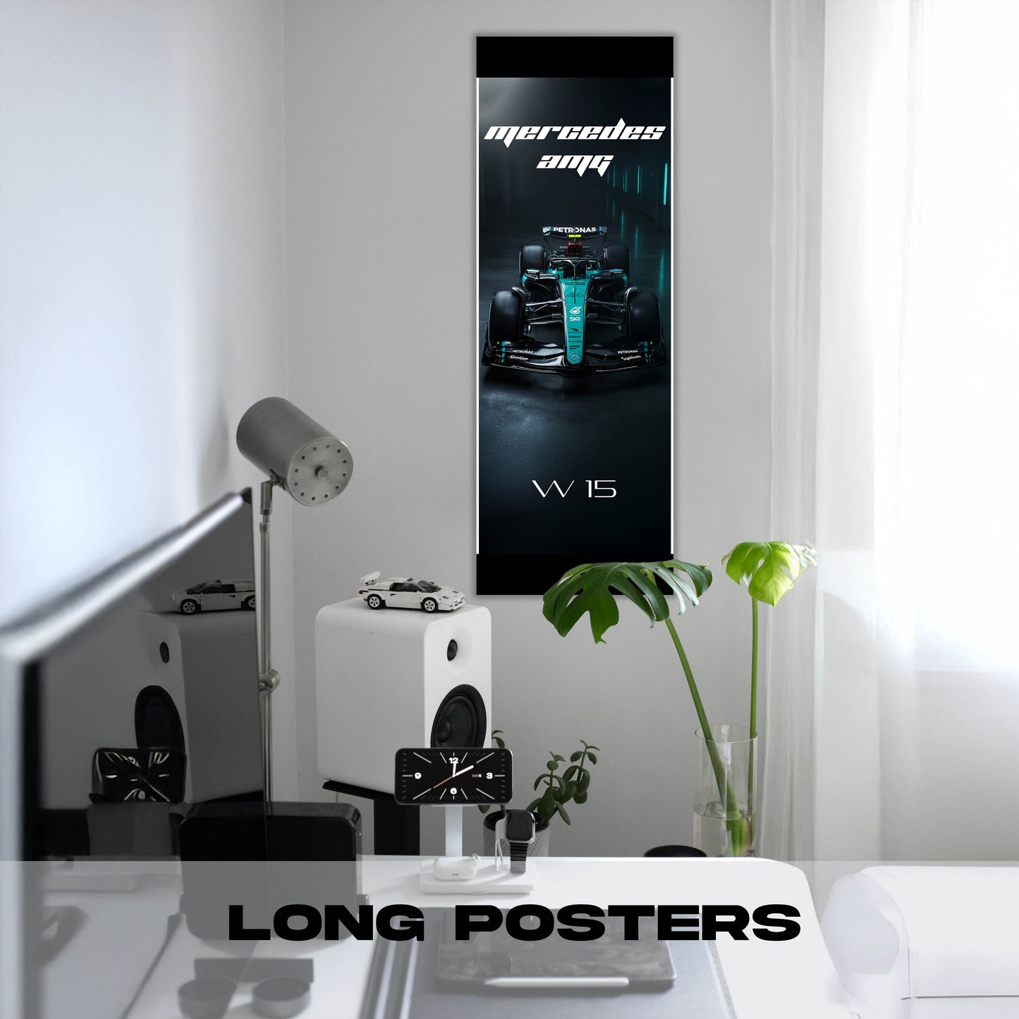 F1 Mercedes AMG W15 #44 - Long Poster