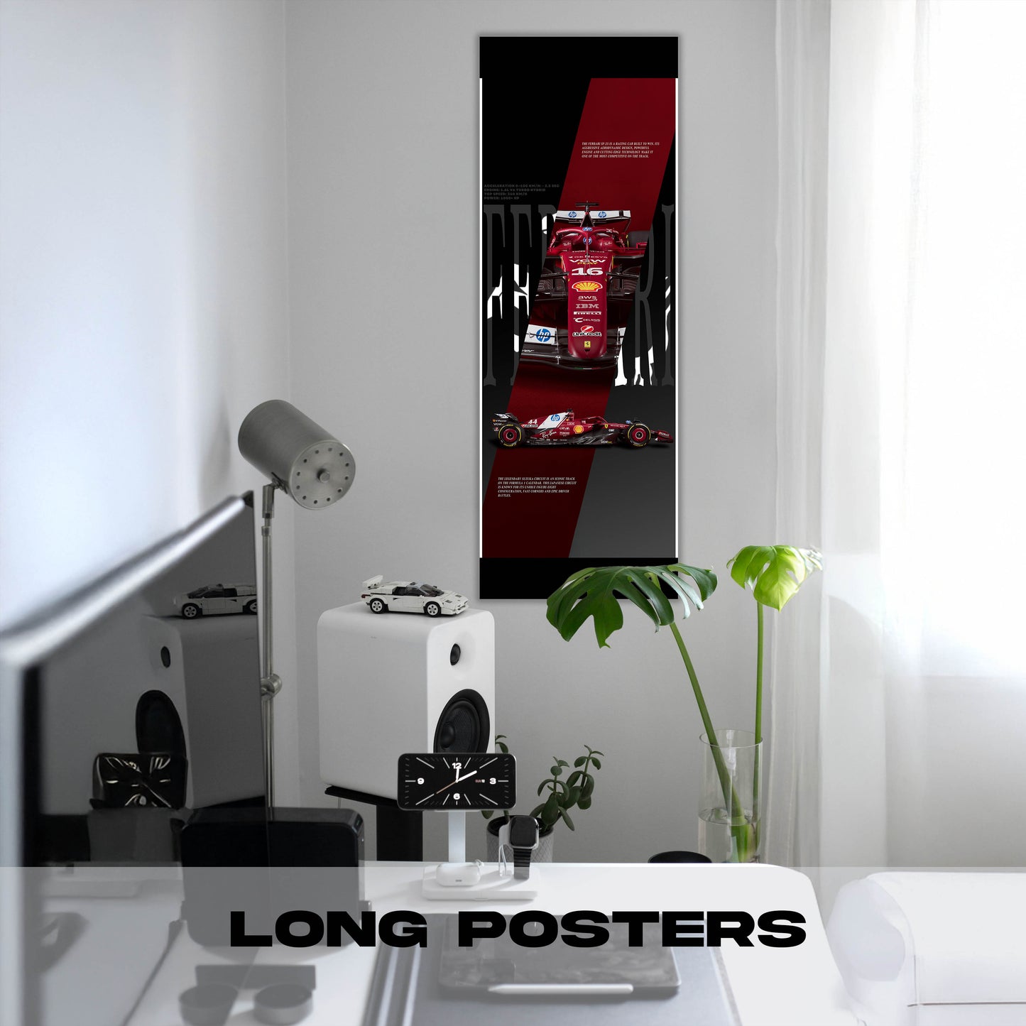 F1 Ferrari 25 Theme - Long Poster