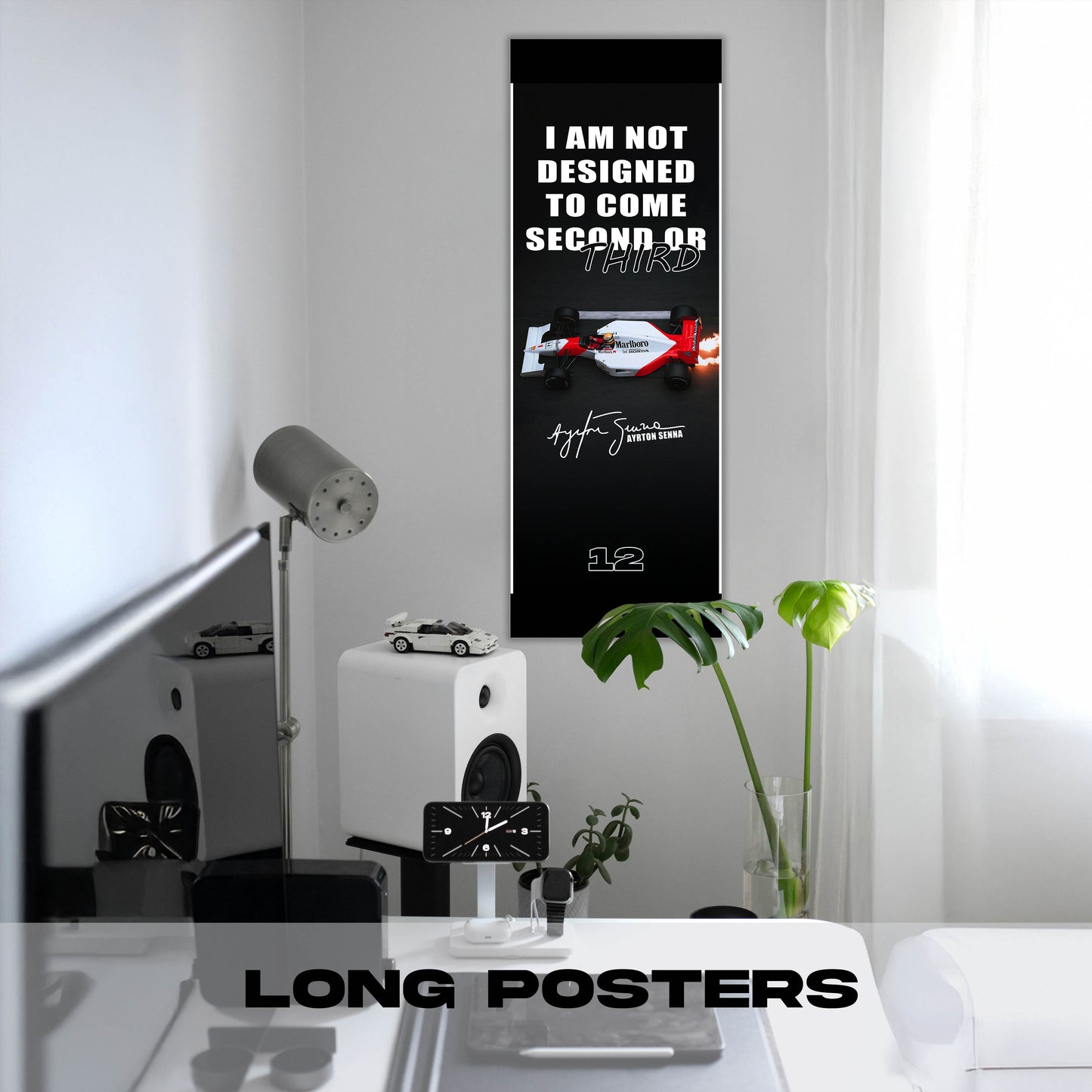Ayrton Senna - Long Poster