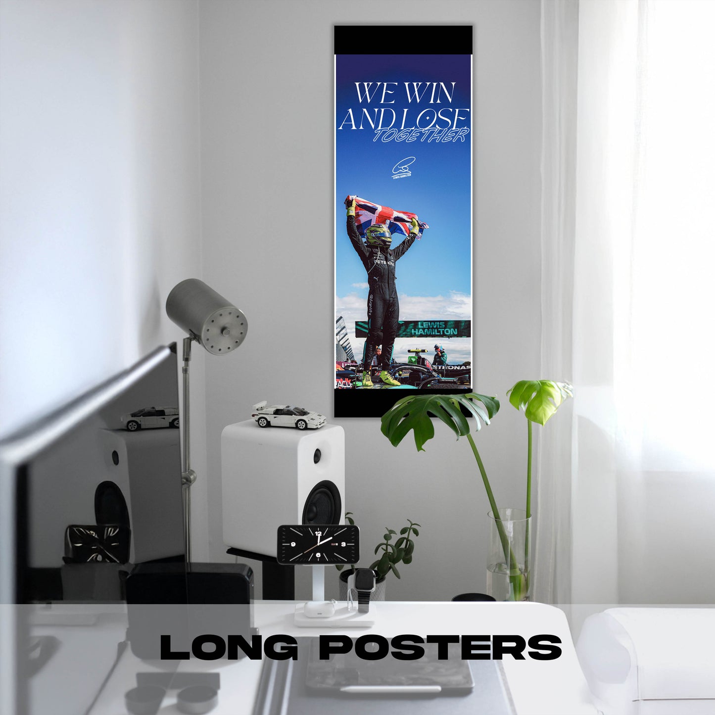lewis Hamilton - Long Poster