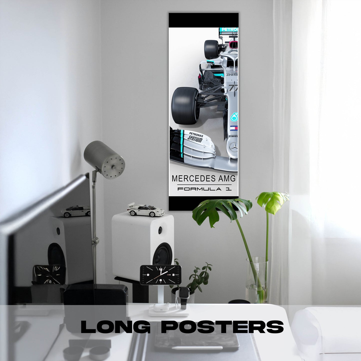F1 Mercedez Petronas - Long Poster