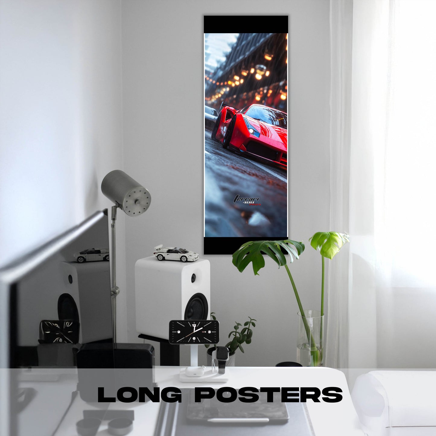Ferrari 488 - Long Poster