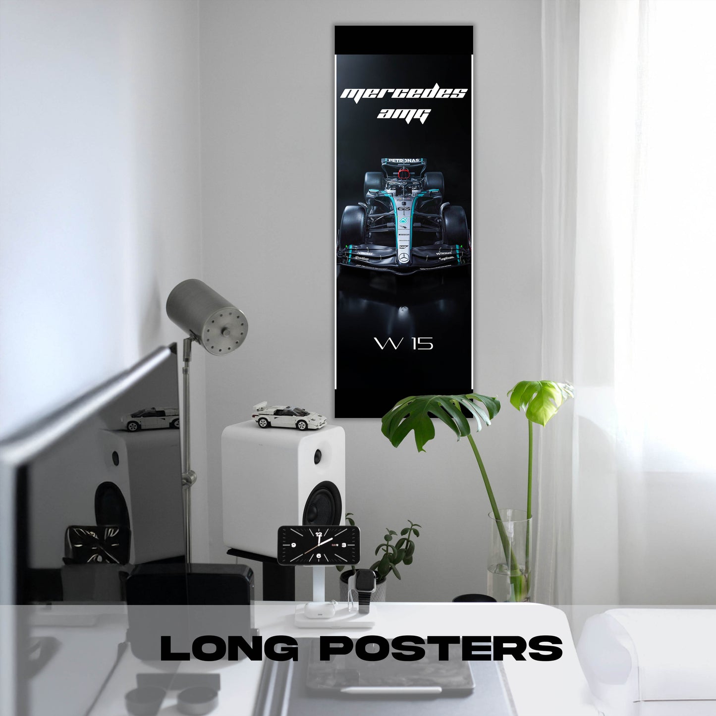 F1 Mercedes AMG W15 #63 - Long Poster