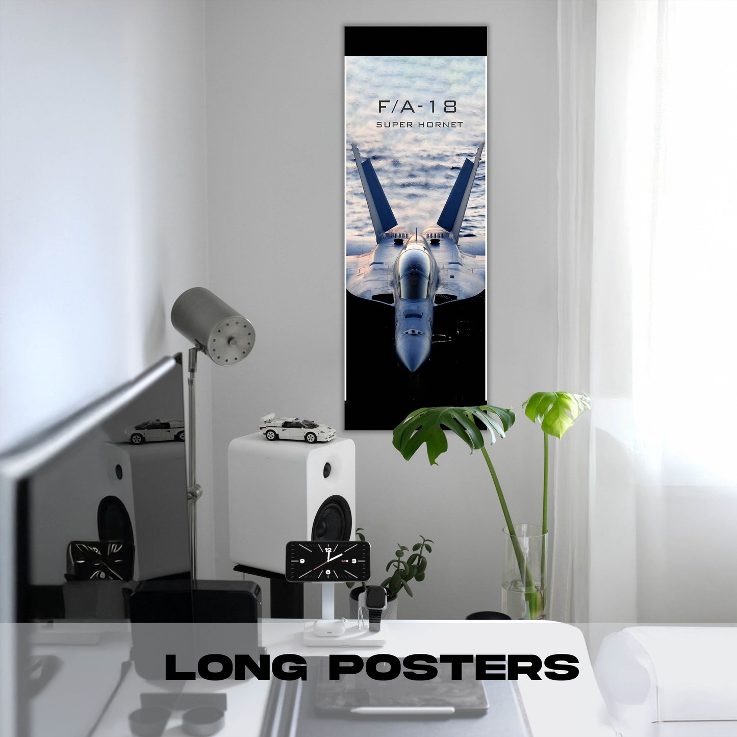 Fighter Jet - F18A - Long Poster