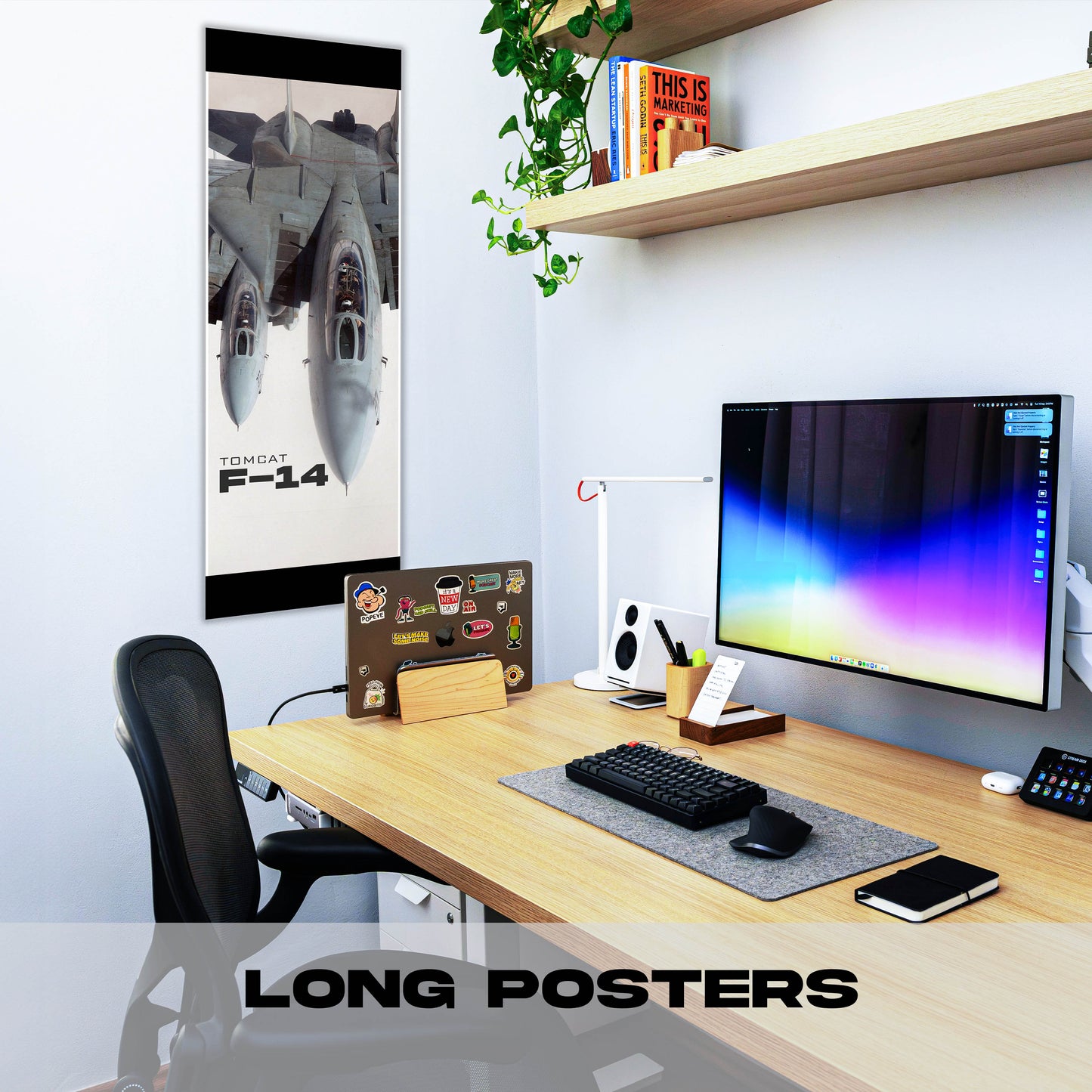 Fighter Jet F14 - Long Poster
