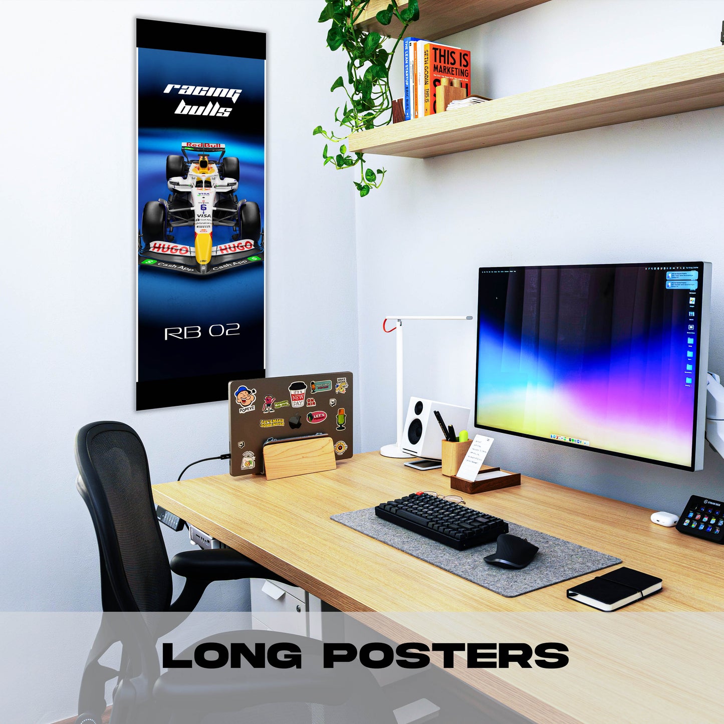 F1 Racing Bulls RB02 - Long Poster