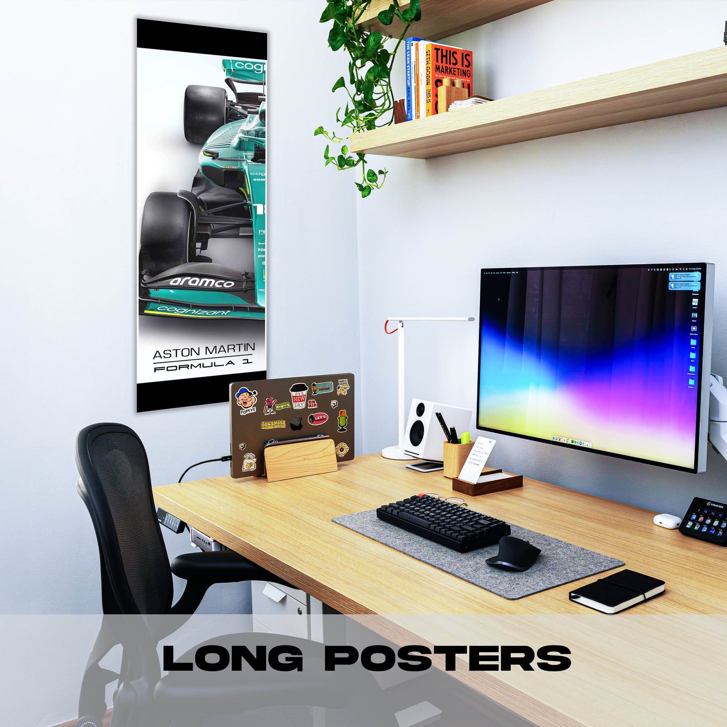 F1 Aston Martin - Long Poster