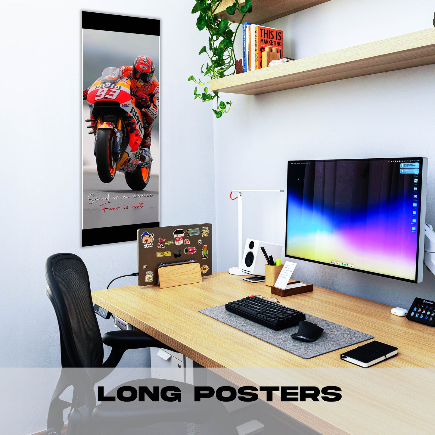 Speed is a choice - Long Poster