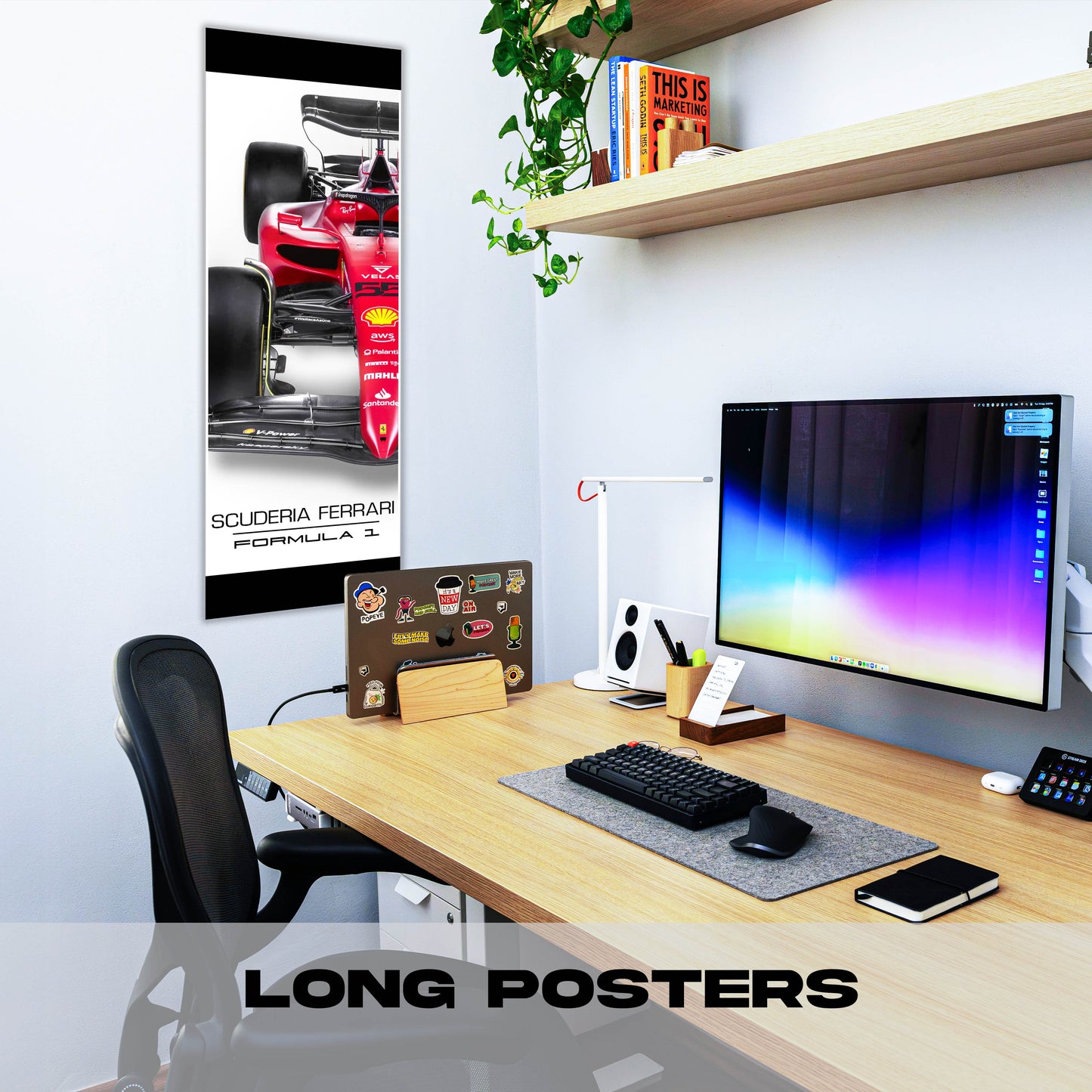F1 Ferrari - Long Poster
