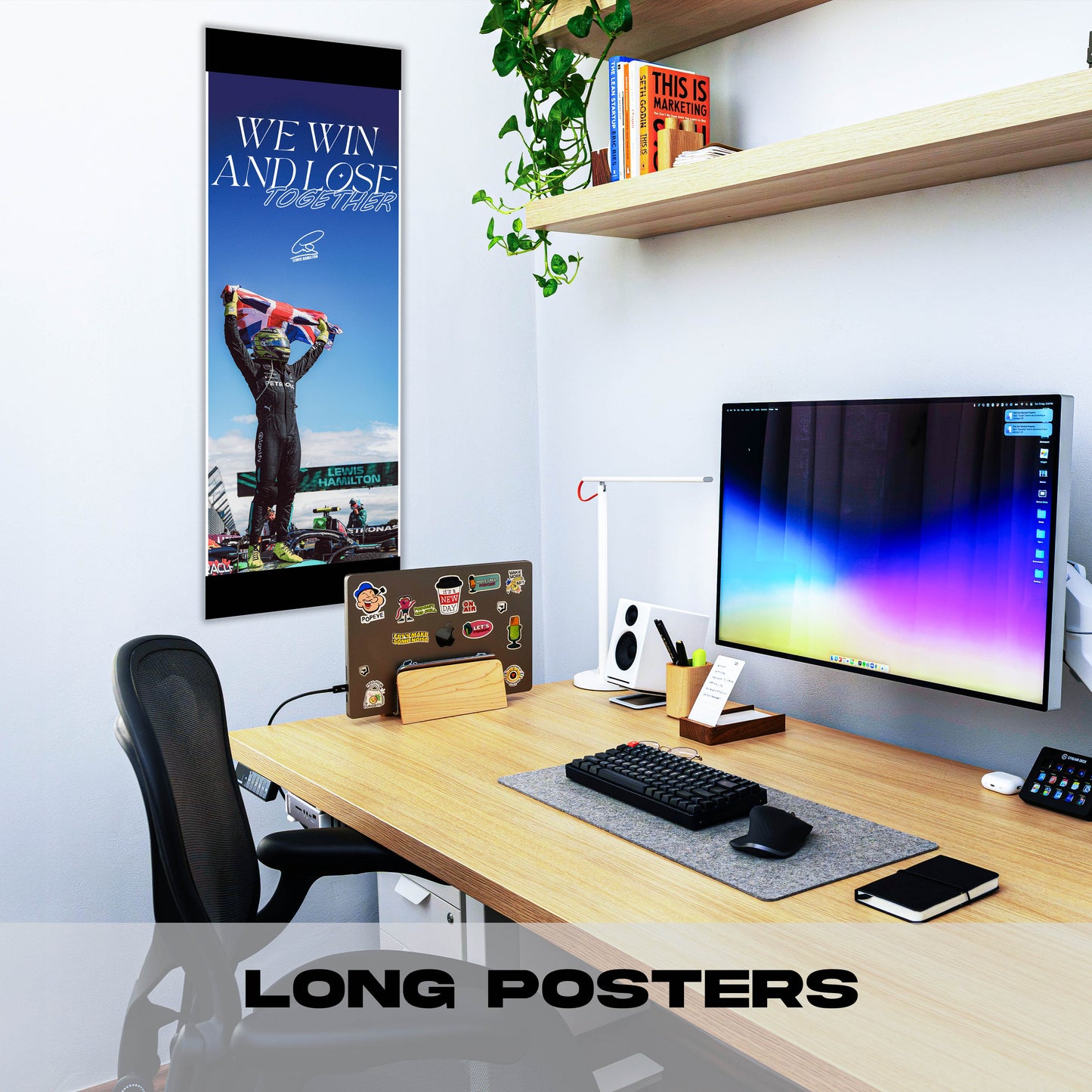 lewis Hamilton - Long Poster