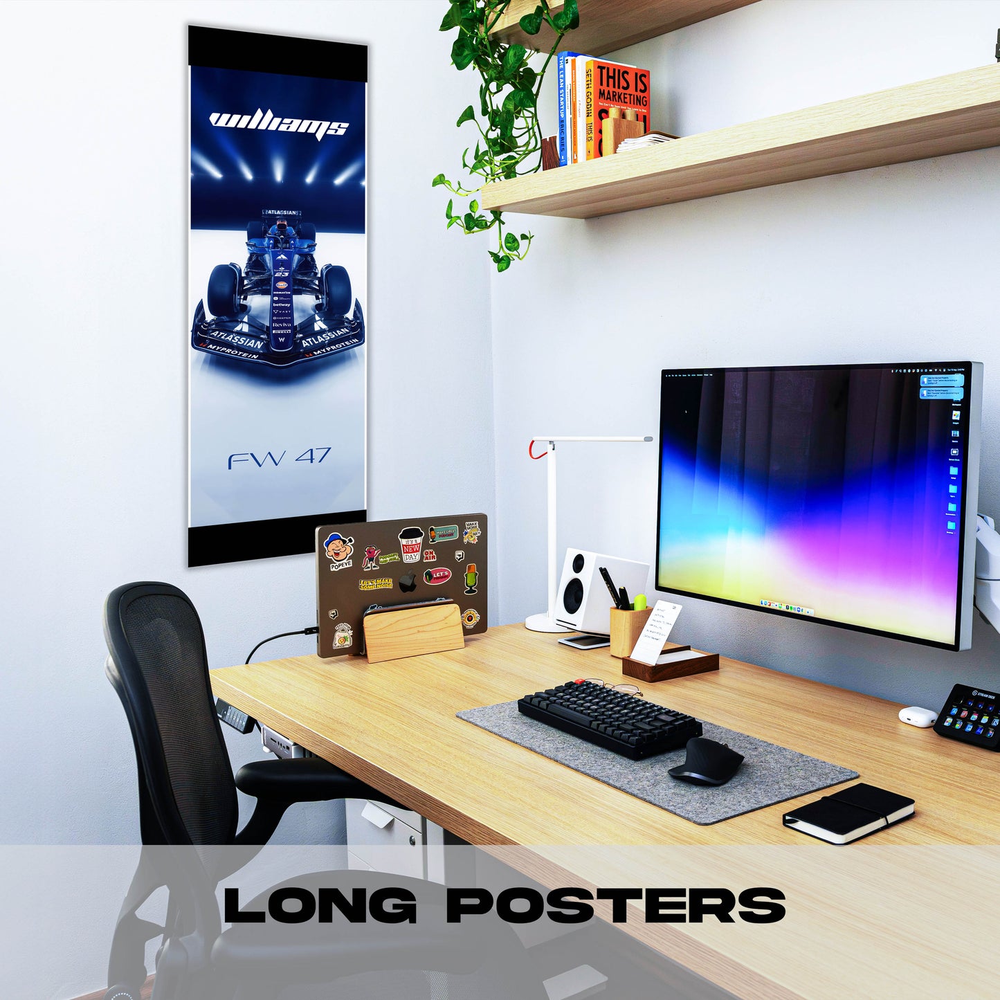 F1 Williams FW47 - Long Poster