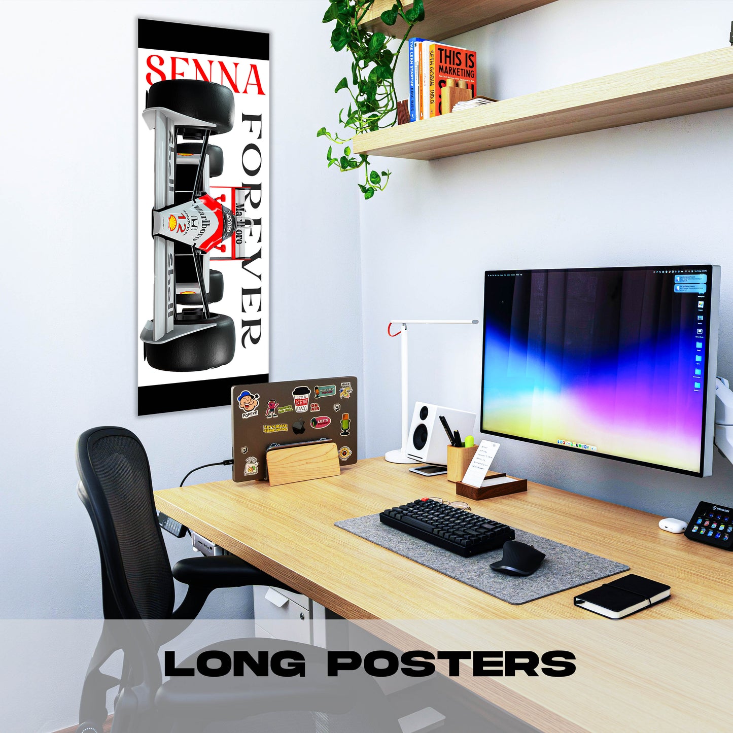 F1 Senna - Long Poster