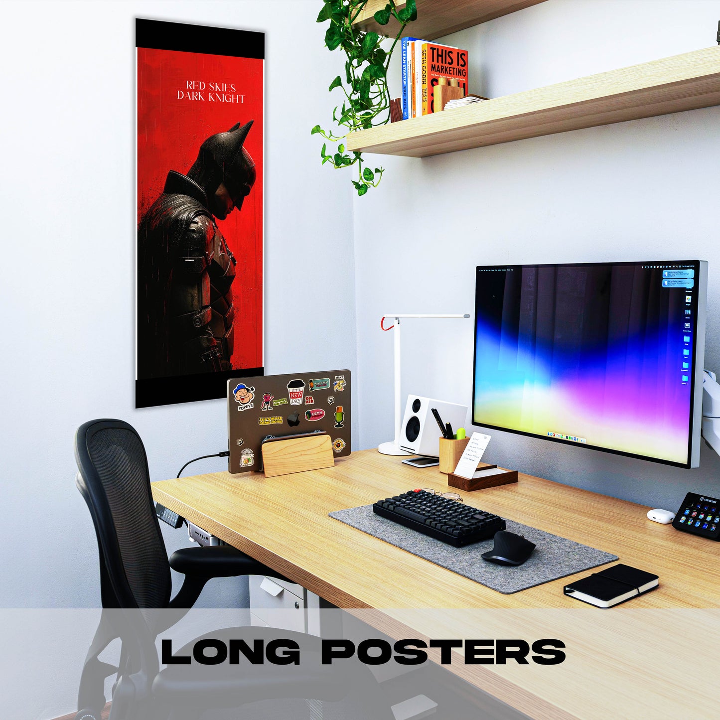 Batman Red - Long Poster