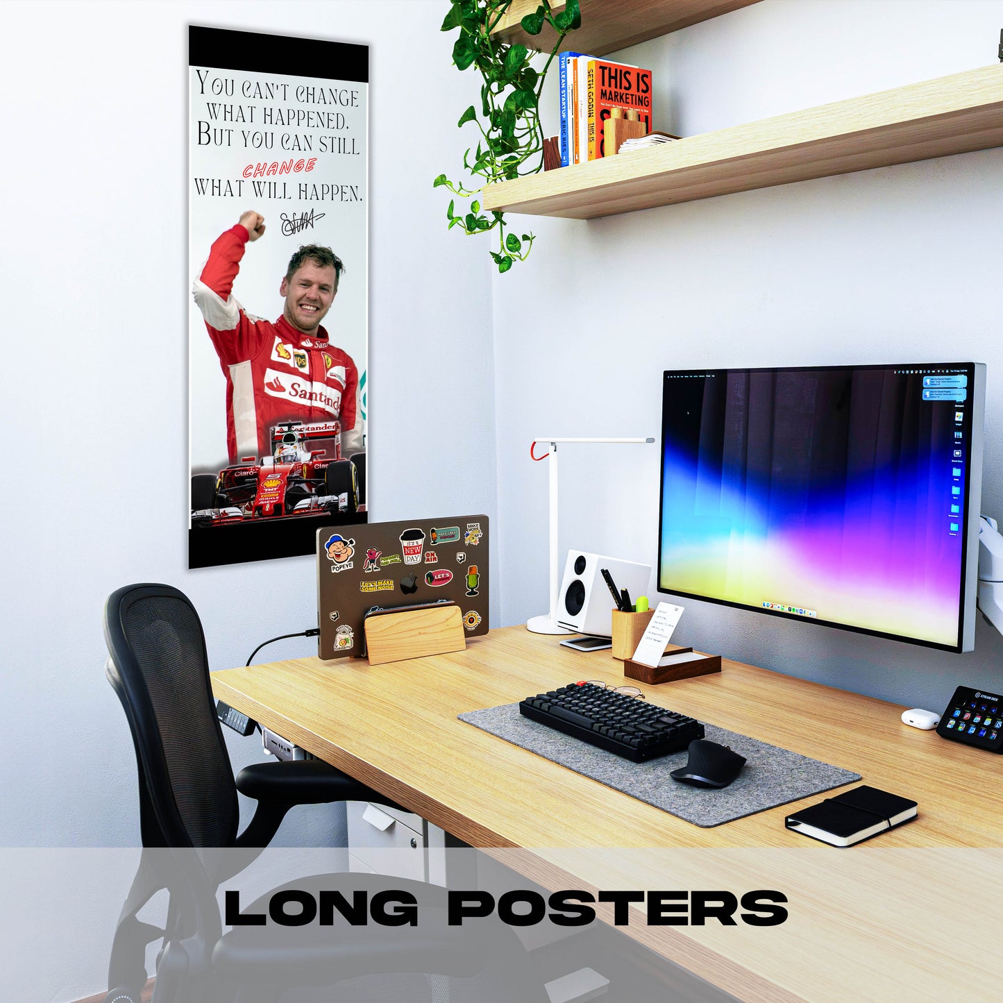 Sebastian Vettel - Long Poster