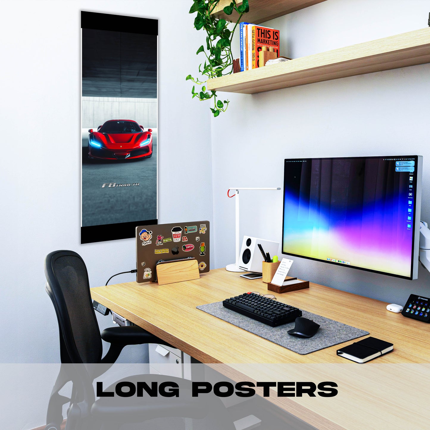 Ferrari F8 - Long Poster