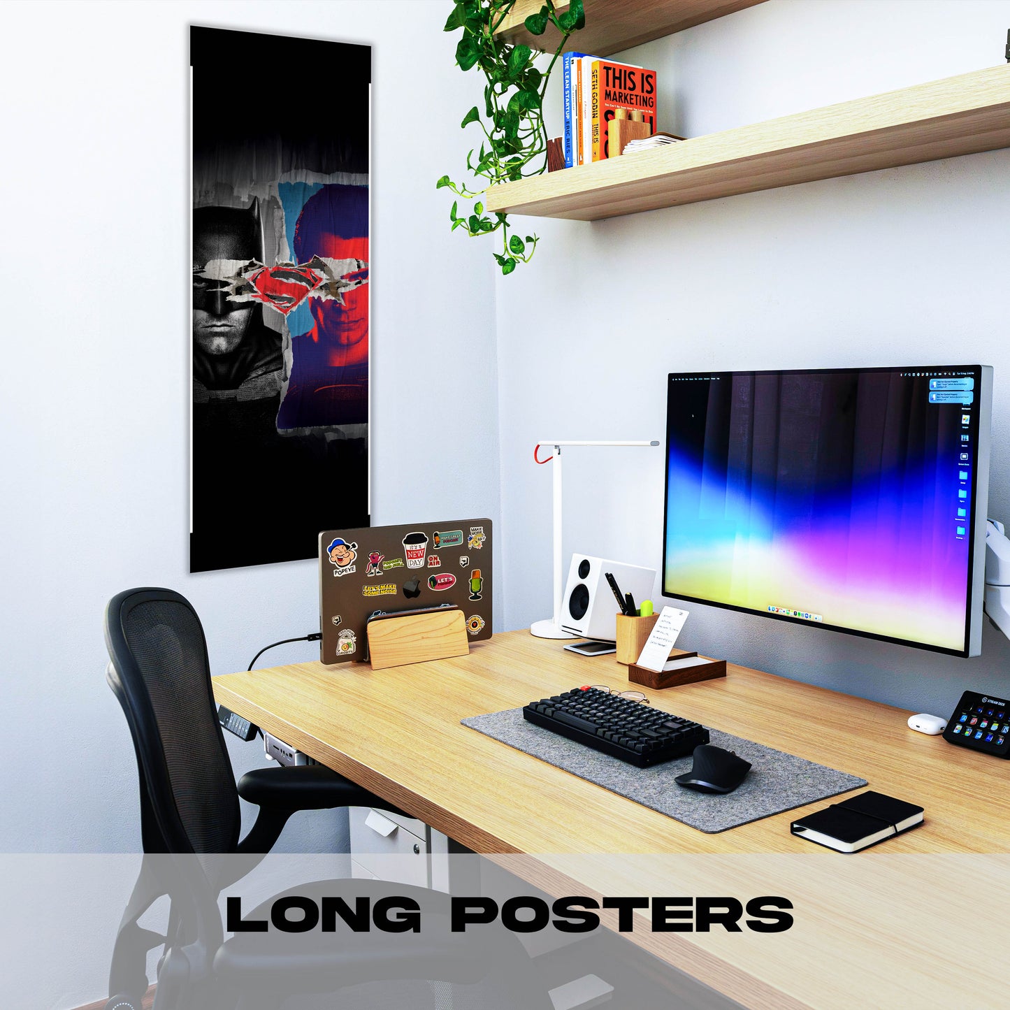 Super vs Batman - Long Poster