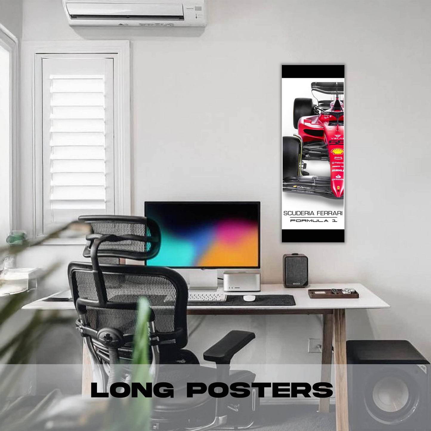 F1 Ferrari - Long Poster