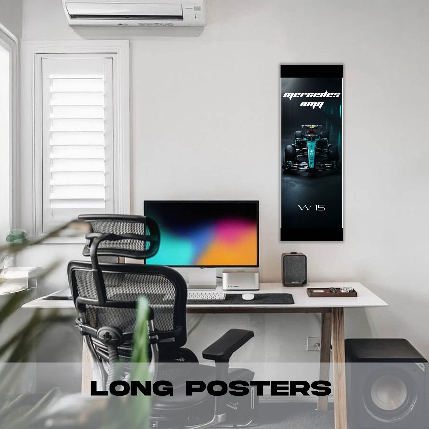 F1 Mercedes AMG W15 #44 - Long Poster