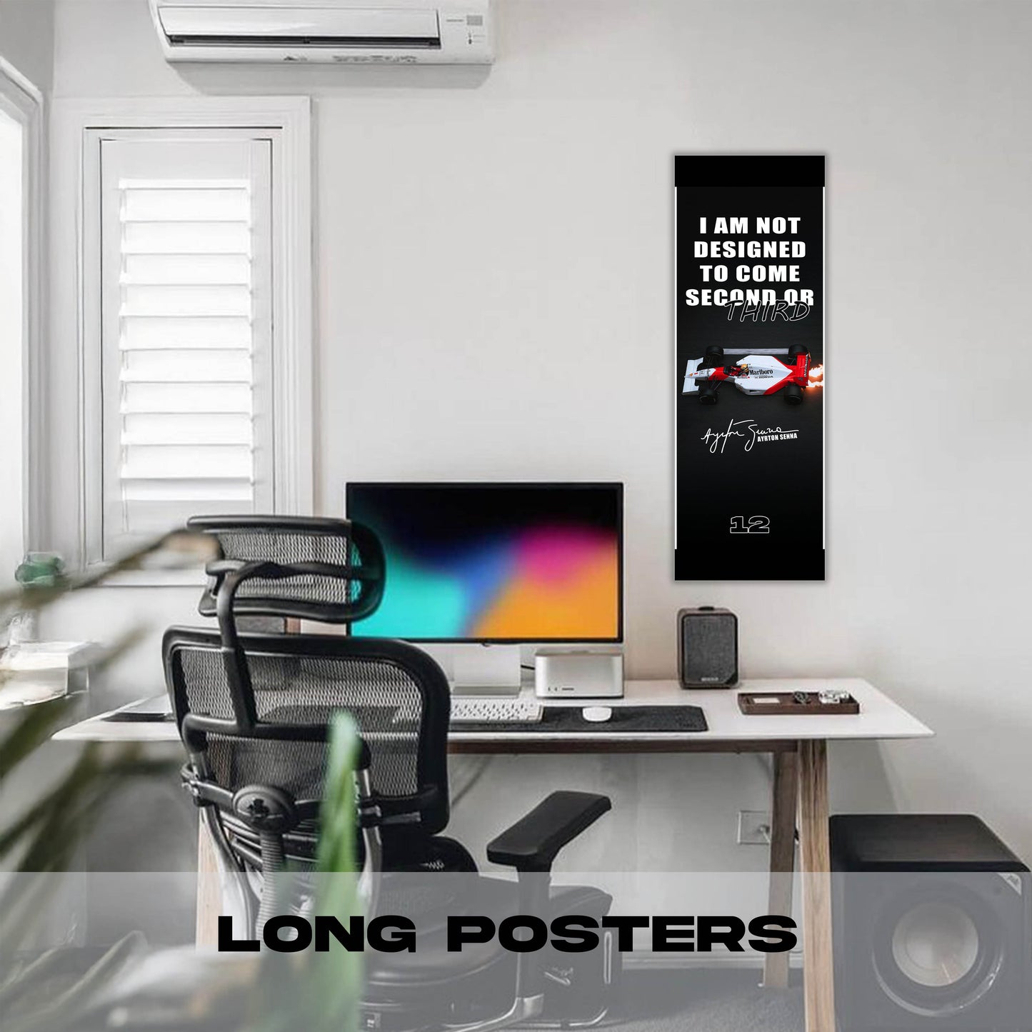 Ayrton Senna - Long Poster