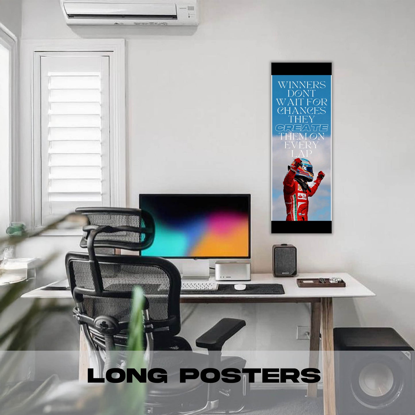 Man Winning Quote - Long Poster