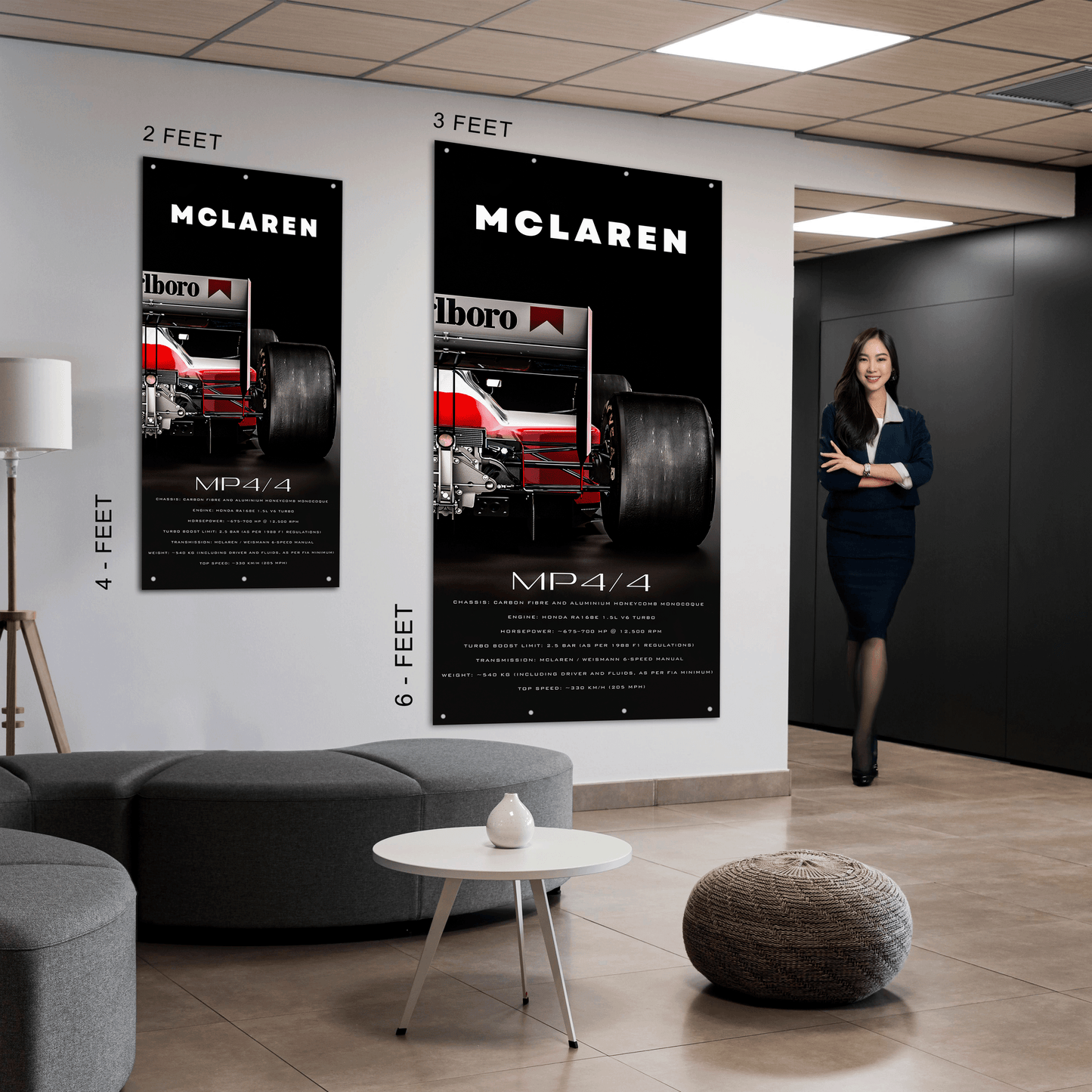 Mclaren Mp4-4 Back - Ultra Max Poster