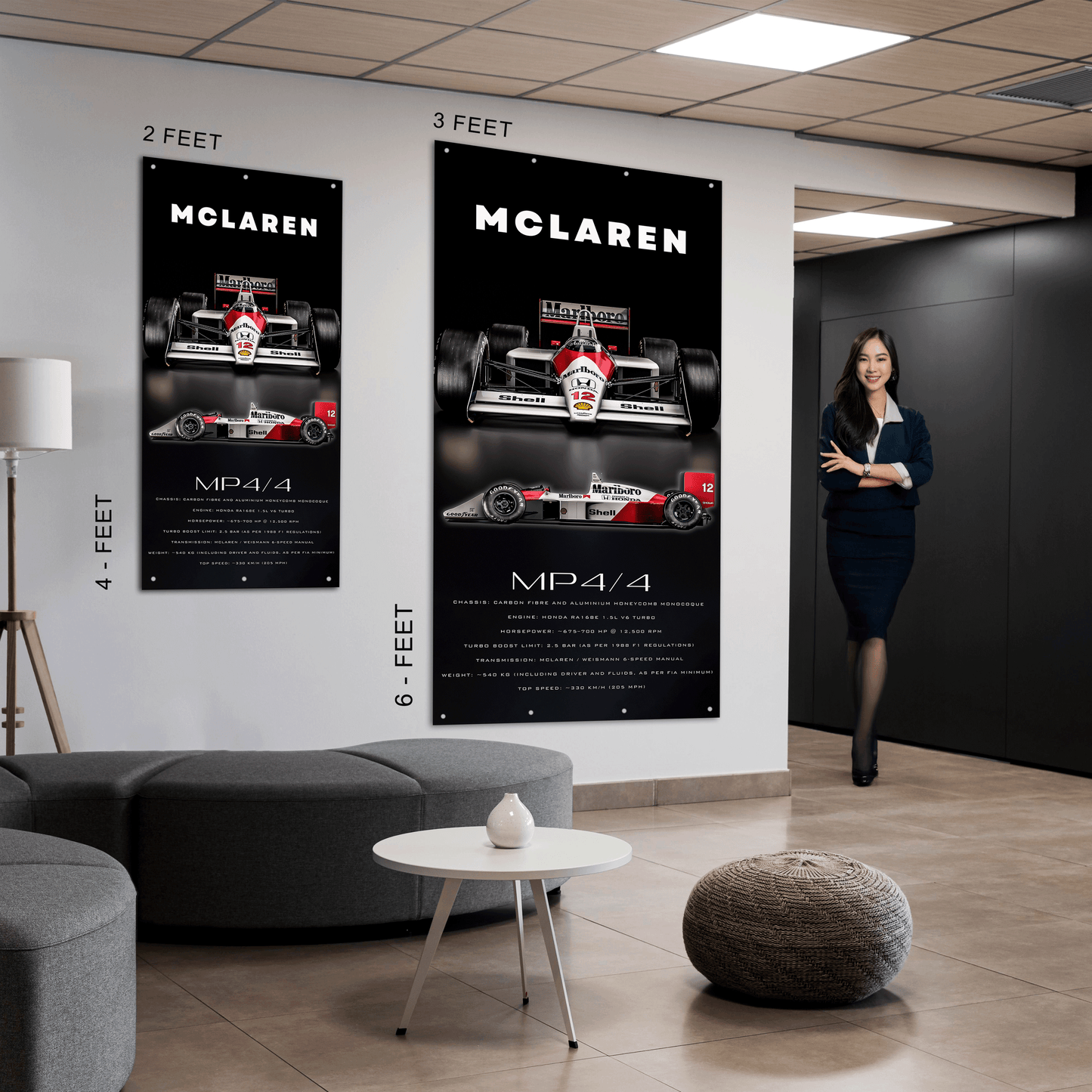 Mclaren Mp4-4 Front - Ultra Max Poster