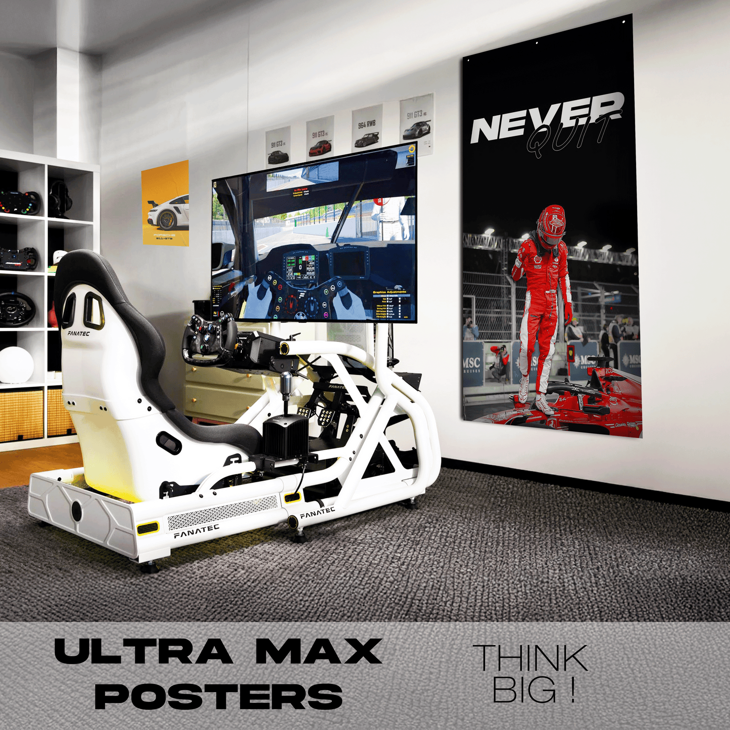 Never Quit - Ultra Max Poster