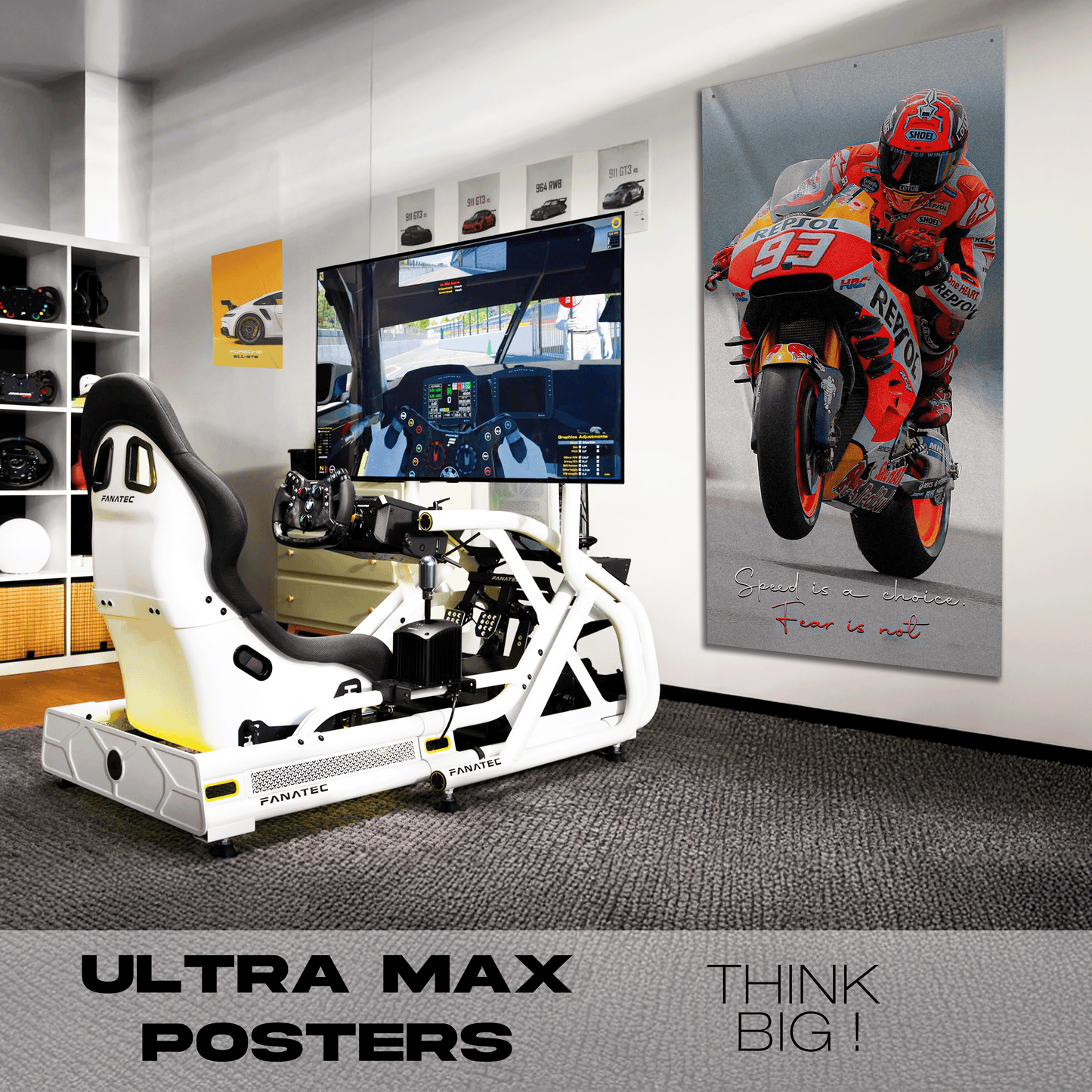 Speed is a Choice - Ultra Max Poster
