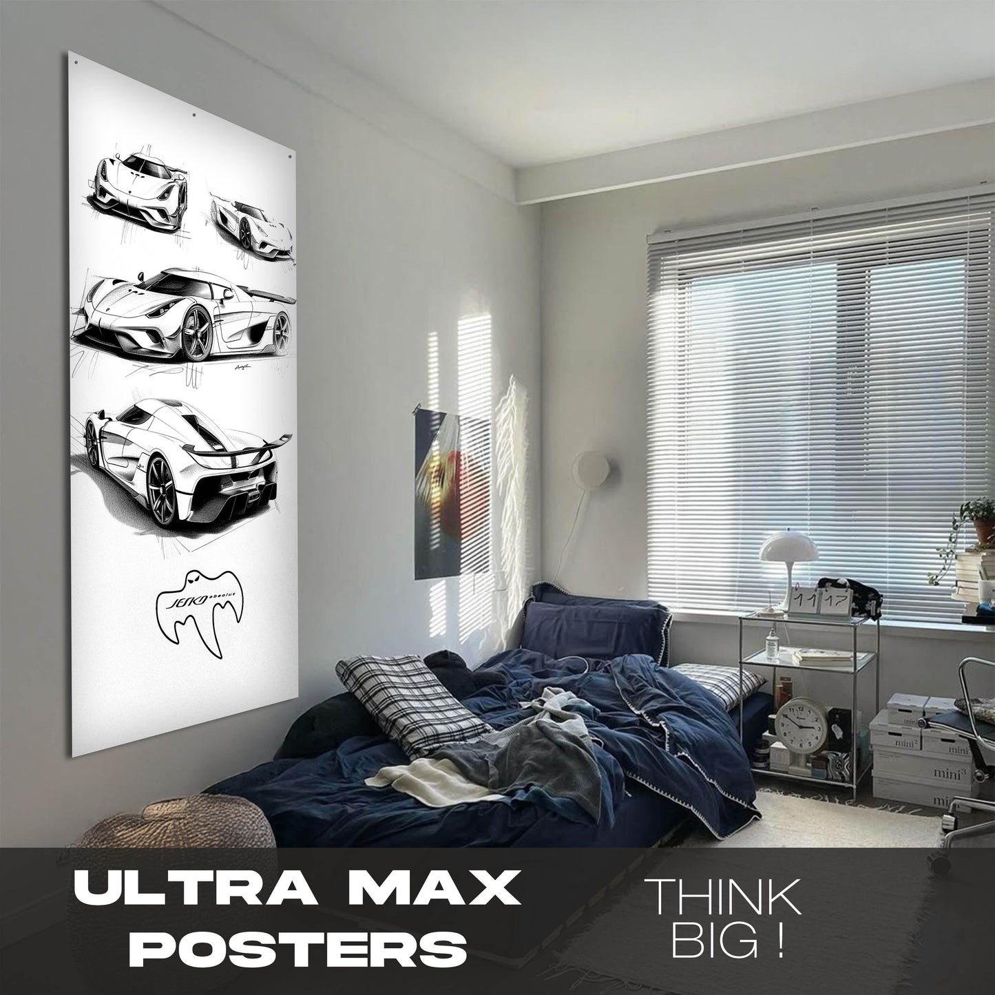 Jesko Sketch - Ultra Max Poster
