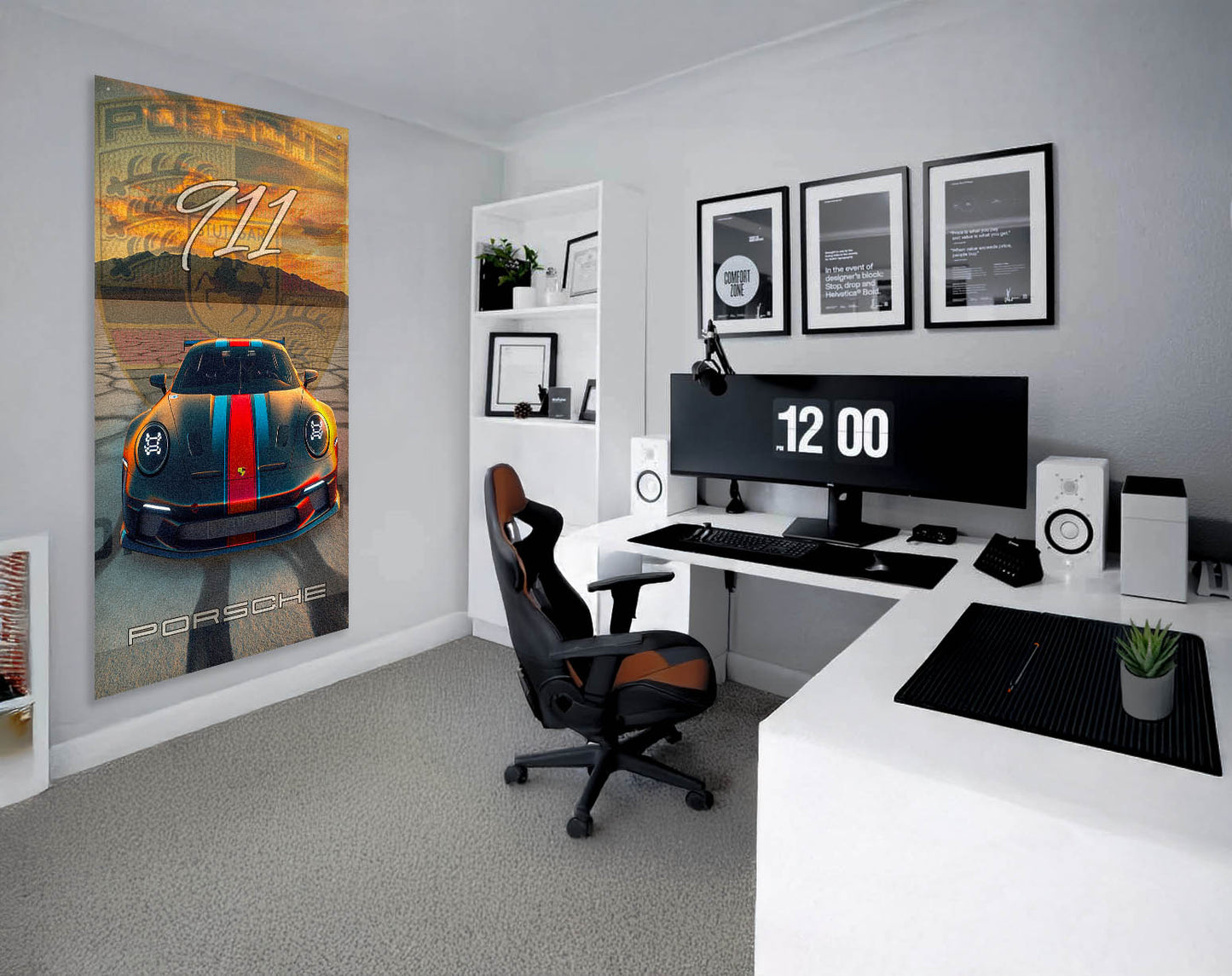 Porsche 911 logo - Ultra Max Poster