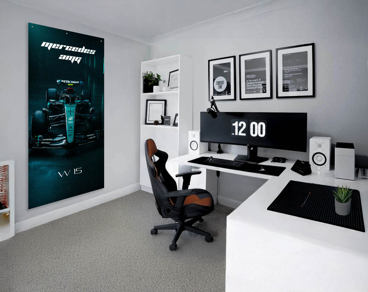 F1 Mercedes AMG W15 #44 - Ultra Max Poster